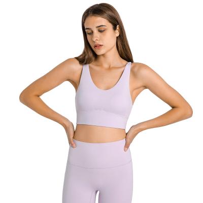 China Wholesale Women's Breathable Breathable Sports Bra Quick Dry Running Yoga Bra Gym Fitness Workout Yoga Bra for sale