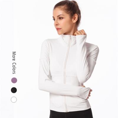 China High Quality Women's Workout Sportswear Daily Casual Coats Women Yoga Fitness Gym Coats Breathable Zipper Jackets For Women for sale