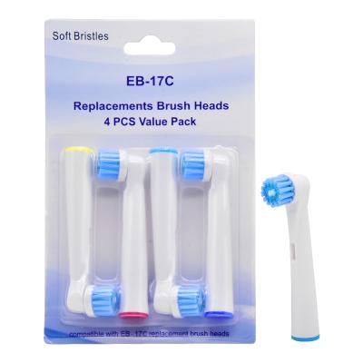 China Sensitive Gums Electric Toothbrush Interchangeable Heads For Home Use for sale