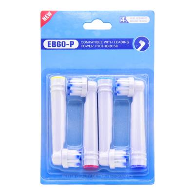 China Eb60-P Reusable Smart Oral Electronic Toothbrush Heads With Round Heads for sale