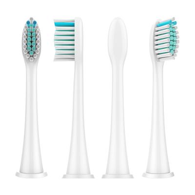 China Fashionable Electronic Toothbrush Heads Exclusive W Shaped Trim Design HX614-X for sale