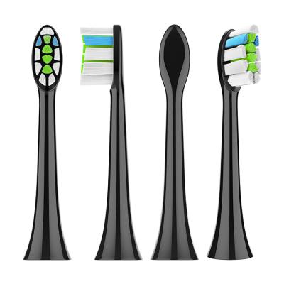 China Diamond Whitening Toothbrush Head For Philips Anchorless Technology for sale