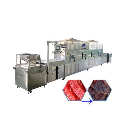 China Medicine Processing Fish Processing Machine / Industrial Fish Beef Jerky Microwave Drying Equipment for sale