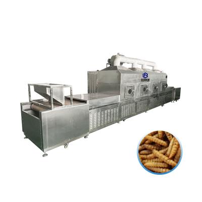 China Industrial Food Processing Microwave Dryer For BSF Black Soldier Fly for sale