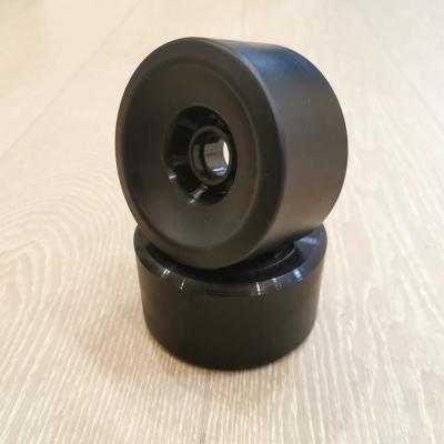 China Good Quality Adult Electric Skateboard Longboard Wheels PU 100mm High Rebound Customize Hardness And Logo OEM Service for sale