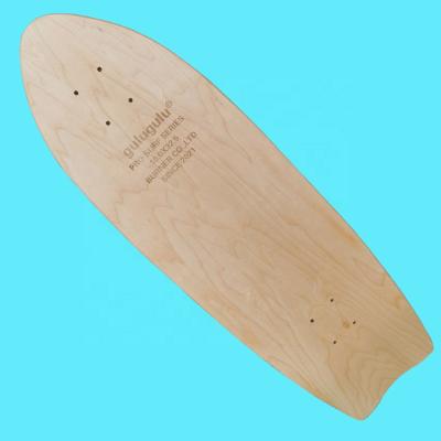 China Good Quality Adult Surf Skate Deck Skateboard Decks 30*9.5inch Canadian Maple And Epoxy Glue Good Material for sale