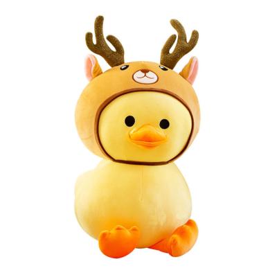 China Beautiful Duck Plush Pillow Custom Made Eco-Friendly Material for sale