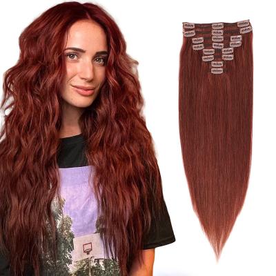 China Silky Straight Wave Factory Price Full Cuticle Aligned Virgin Brazilian Hair Clip In Human Hair Extension Human Hair 100% Unprocessed for sale