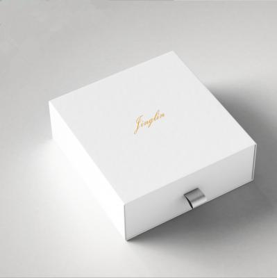 China Fancy Logo Rigid Sliding Out Drawer Box Wholesale Custom Recyclable Custom Gift Box For Jewelry /Accessory Jewelry Storage Retail Box With Ribbon for sale