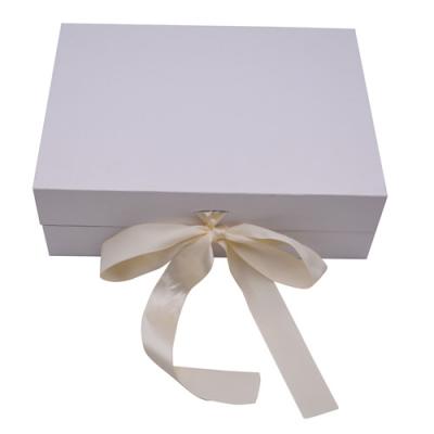 China Recyclable Custom Logo Extension Box With Satin Weave Human Hair Gift With Ribbon Closure For Wig Accessories Hair Bundles Packaging for sale