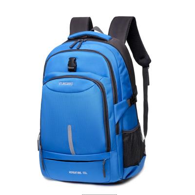 China 55L College Waterproof Large Size Practical School Backpack Sports Capacity Outdoor Nylon Travel Backpack Customized As Gift for sale