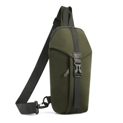 China Waterproof Men Travel Neoprene Body Styles Army Green Sling Pack Color Outdoor Urban Street Waterproof Cross Chest Bag for sale