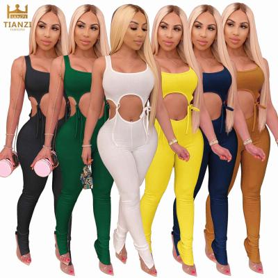 China Anti-pilling latest 2021 women's crop knitting tops and pants two-piece set for sale