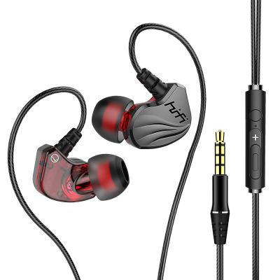 China Single Ear In-Ear Headphones Heavy Bass Gaming Universal Mobile Phone Sports Wired Headphones for sale