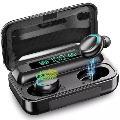 China Gaming Audifonos F9-5 IPX7 Waterproof 5.2 True Wireless Earbuds Headset Smart In Ear Headphones TWS Power Bank Hand Free Earphone for sale