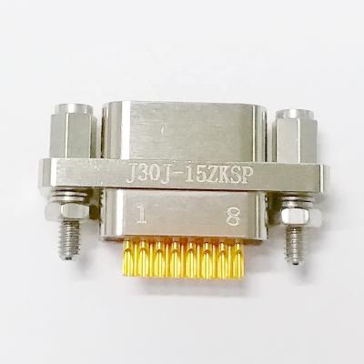 China mil-spec pin mdm solder connector 15 of J30J rectangular for sale