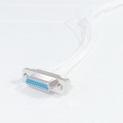 China 21 Micro-D Rectangular Male Connector J30J-21TJL Male-Female Braid for sale