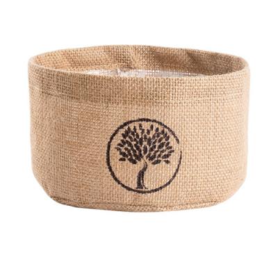 China 2022 Europe Duty Jute Flower Pot Cover Indoor Plant Heavy Round Pots Rack for Home Decoration for sale