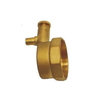 China Modern Brass Female Thread Diverse Plug Manual Air Vent Valve For Floor Heating System for sale