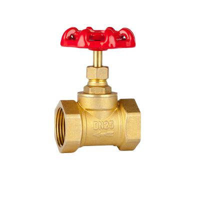 China Wholesale Female Thread Dn 15-Dn20 Brass Valve General China Manufacturer Light Duty Stop Valve for sale