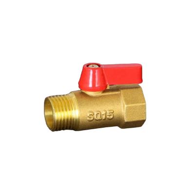 China General factory sale direct brass ball valve DN15 thread 63g 95g straight valve for sale