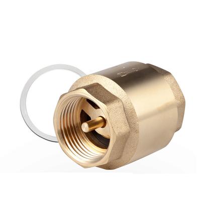 China Factory Direct Sale Brass Vertical Lift Check Valve One Way General Thread Connection Check Valve for sale