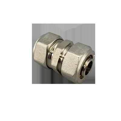 China Best Seller Copper Connector Pipe Fittings Sliding Fittings PEX-AL-PEX Socket 1/2