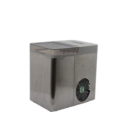 China Quick Making Home / Bar / Office110V Stainless Steel 15 Kg Portable / 24 Hour Mini Ice Maker Machine for sale