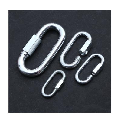 China Iron Hardware China New Product Iron Carabiner For Kettle Hanging Oval Hooks Hook Stainless for sale