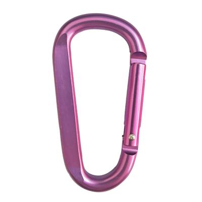 China Aluminum Alloy China Wholesale Ordinary Metal No.8 s Hook, Can Be Customized Color Hook Carabiner Flat Neck for sale