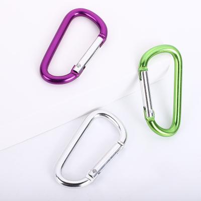 China Aluminum alloy 70mm aluminum bag swivel carabiner hooks, carabiner climbing key chain, custom mini carabiner clips and hook for sale