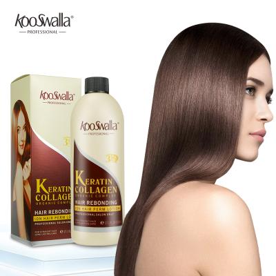 China KooSwalla Best Quality Luxury Salon Styling 3 in 1 Rebonding Keratin Natural Hair Straightening Cream for sale