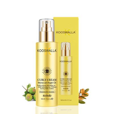 China 100% Private Label Kooswalla Argan Oil Natural Herbal Curly Hair Cream For Curly Hair/Hair Wigs for sale