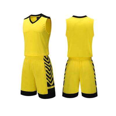 China 100% Polyester Good Quality Breathable Custom Basketball Wear Tank Top And Tracksuits Basketball Shorts For Team for sale