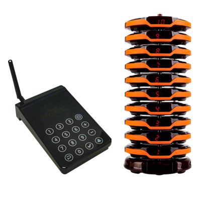 China Wireless Mini Beeper Restaurant Waiter Buzzer Customer Service Guest for Pager Services Coaster Queuing System for sale