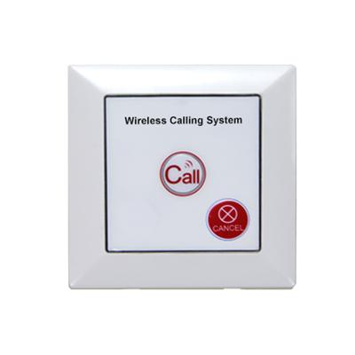 China FEILINGCALL Long Range Pager System Wireless Transmitter Hospital Waterproof Call Button Radio Calling System 86mm*86mm for sale