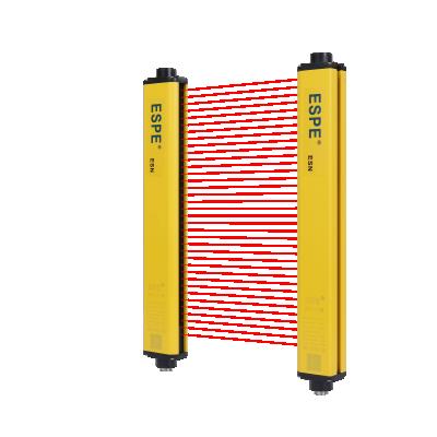 China Type 4 Multi Resolution Security Light Curtain Safety Light Barrier Sensor Machine Hazard Machine EU Optical Barrier for sale