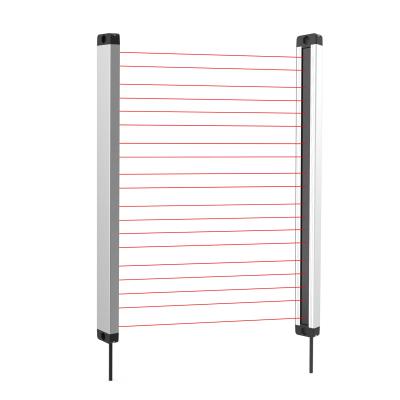 China Risk Machine Worker Finger Protection DC24V Contract Safety Light Curtain 600mm Ray Light Barrier Infrared Scanning for sale