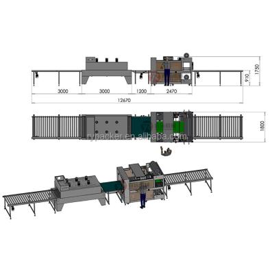 China Food Elevator Door Shrink Wrapping Machine Packaging Machine for sale