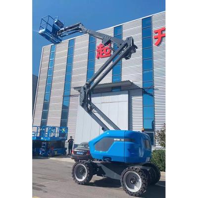 China Building Material Shops Electric Self Propelled Articulating Boom Lift 20m Telescopic Boom Lift Self Propelled Curved Lift for sale