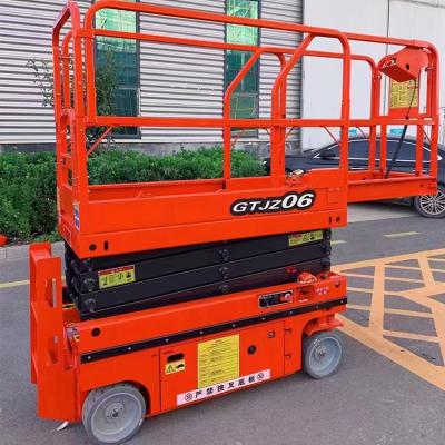 China Factory Hot Sale 6m Mobile Aerial Work Man Hydraulic Lift Table Lift Auxiliary Step Type Platform for sale