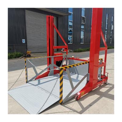 China Building material shops premium quality 3T portable hydraulic lift table mobile unloading platform 2000*2600mm for sale