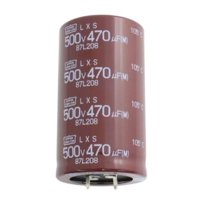 China Automotive Capacitor Bank Super Bank Aluminum Electrolytic Capacitors ELXS501VSN471MA60S for sale