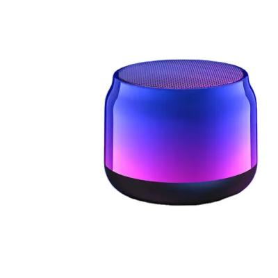 China Colorful Cool Full Frequency Speaker Subwoofer Speaker Table Light B130 Light LED Portable Speaker Large for sale