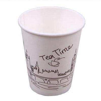 China Single Wall Style 7 Ounce 8oz Disposable Beverage Use And Disposable Paper Cup for sale