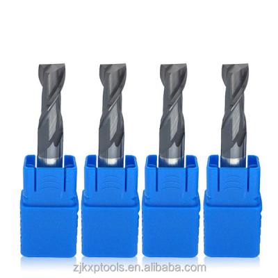 China CNC Milling Processing Kexian Hot Sale Chinese Factory Dropship Solid Carbide HRC52 Nano Coated 4 Flute Square End Mills for sale