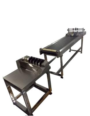 China High Speed ​​Label Feeder Paging Conveyor Machine With Simple Receiving Device Collection Table for sale