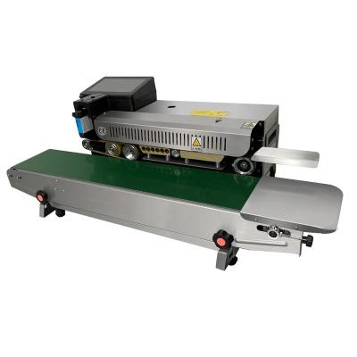 China New Updated Multi Function Food Plastic Bag Sealing / Folding Machine With Date Code Online Sealer For Plastic Paper for sale