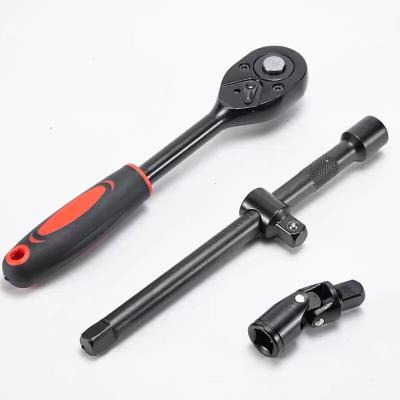 China Portable Hot Sale Multi Repair Kit Combination Socket Wrench Allen Wrench Metric Inch Tools Ratchet Combination Set for sale