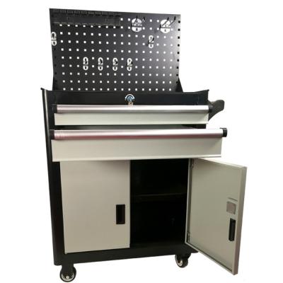 China Workshop Durable Professional Stainless Steel Breast Roll Heavy Duty Lockable Rolling Tool Cabinet for sale